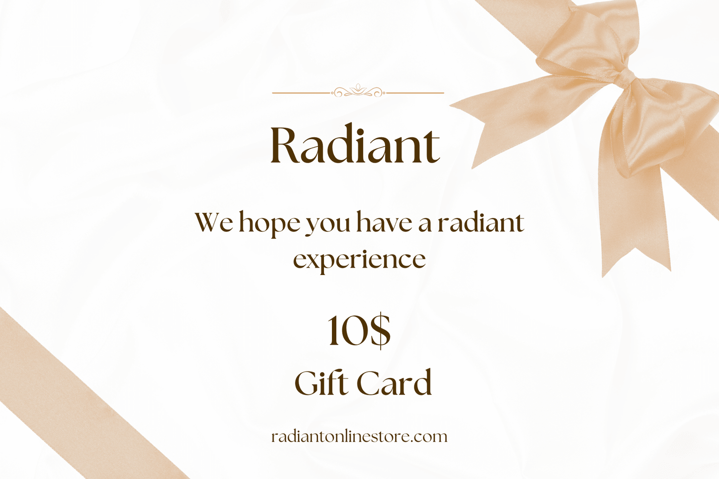 Radiant Gift Card