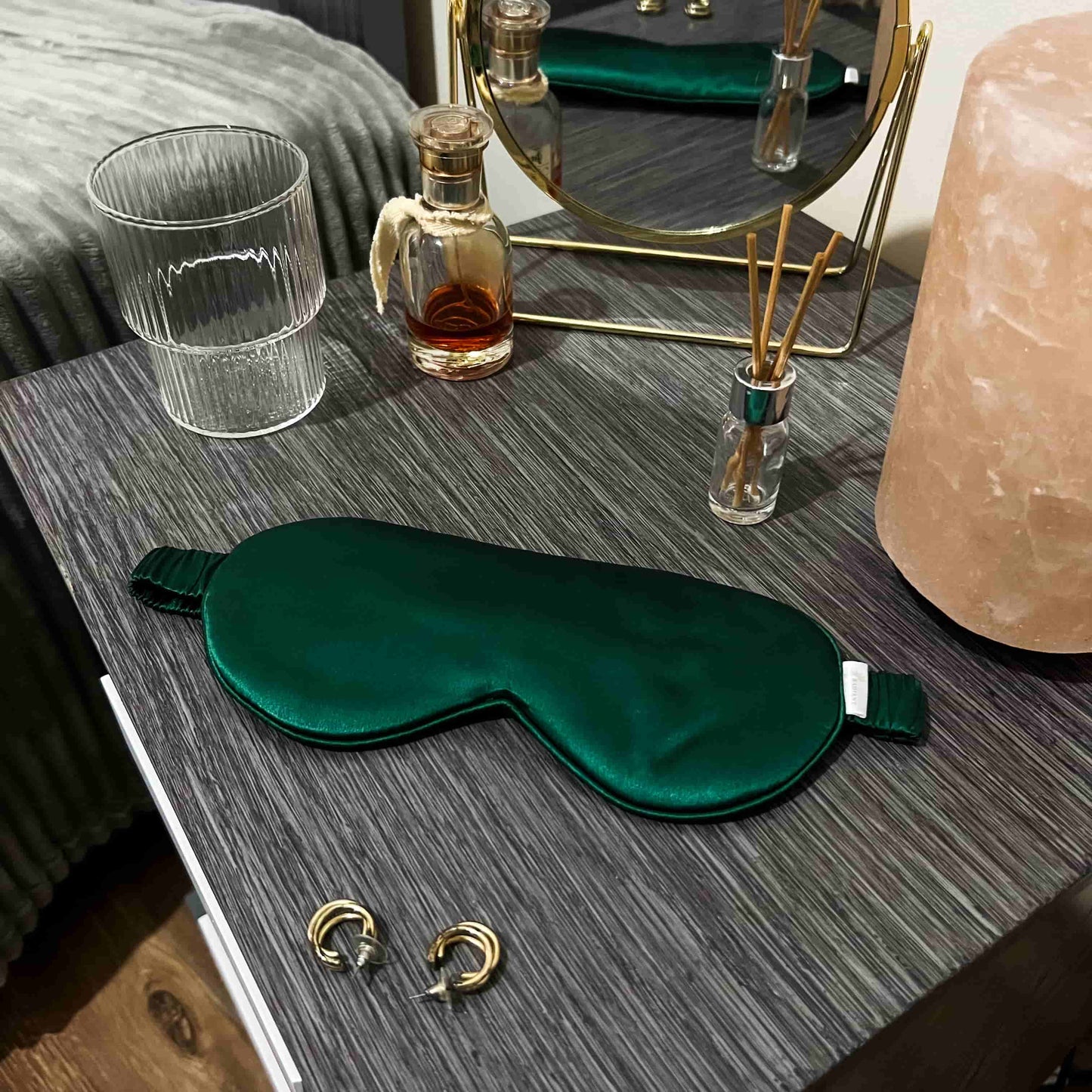 Eye Mask - Emerald Green